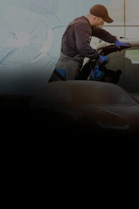 Steinschlag in der Autoscheibe - Reparatur